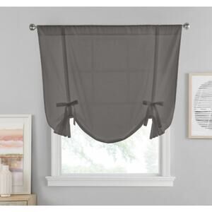 Vue Window Solutions Kingsbury 63 x 42 Tie Up Shade in Grey NWT